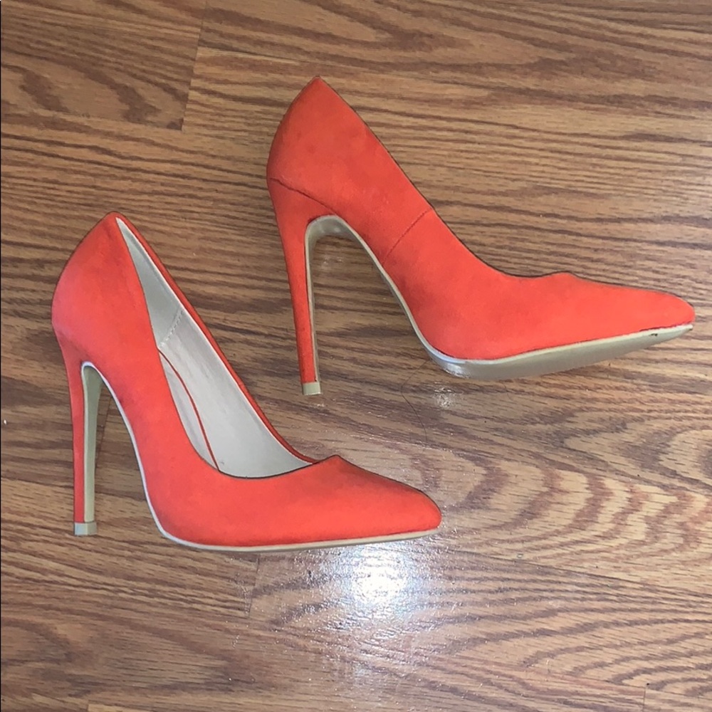 Missguided Red Pumps